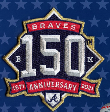 Atlanta Braves 150th Anniversary Patch