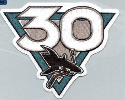 2021 San Jose Sharks 30th Anniversary Patch
