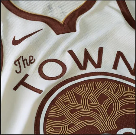 Warriors 2025-26 Tan City Jersey