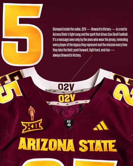 Arizona State Sun Devils 2025 Football Jersey