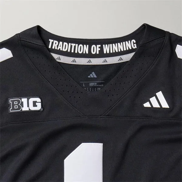 nebraska football 2025 all black jersey