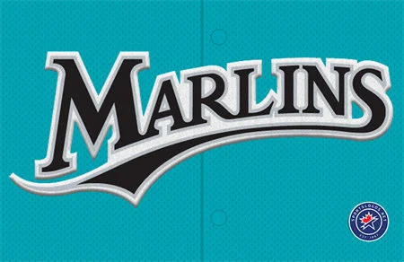 marlins Teal Throwback Jersey