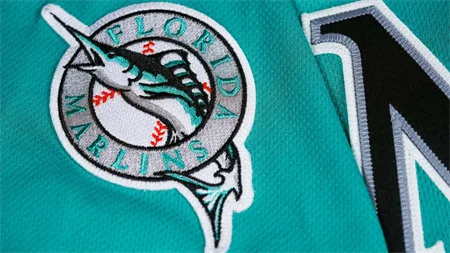 marlins Teal Throwback Jersey