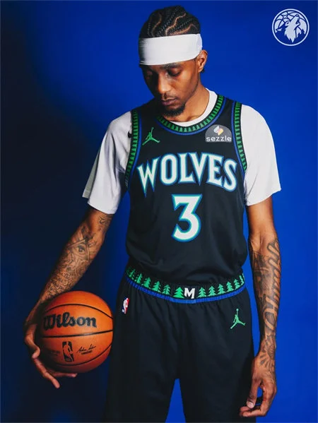 Stitched Minnesota Timberwolves 2026 Black Statement Classic Reimagined Jersey