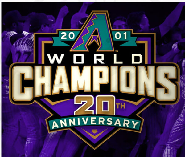 Arizona Diamondbacks 2001 World Series 20TH anniversary patch