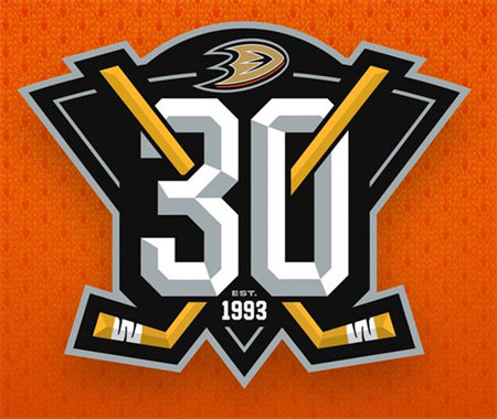 Anaheim Ducks 30th patch