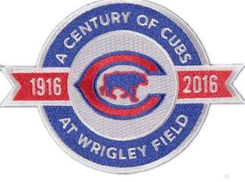 Chicago Cubs 100TH Anniversary Patch