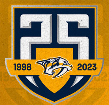 Nashville Predators 25th patch