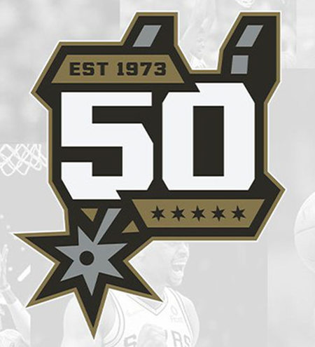 Spurs 50th anniversary Patch