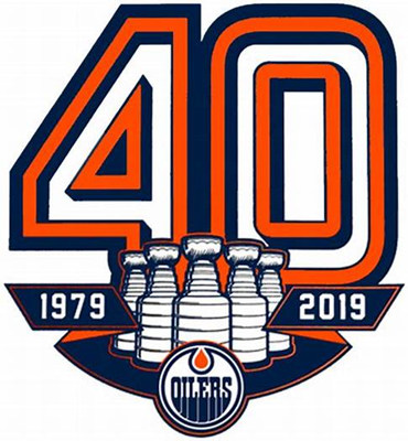 Edmonton Oilers 40TH patch