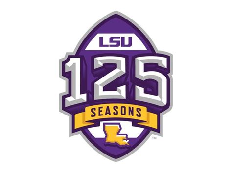 LSU 125TH patch