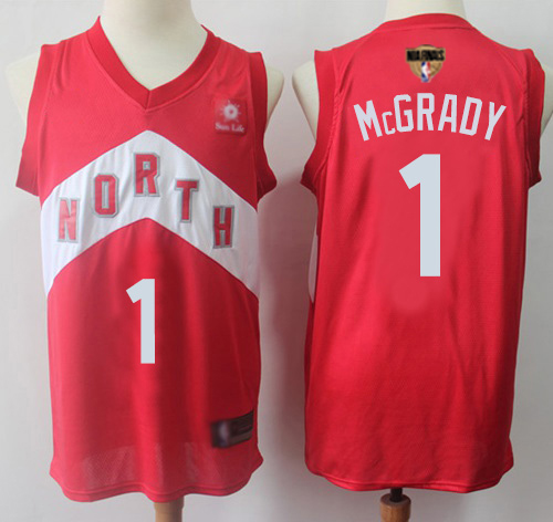 Men's Toronto Raptors #1 Tracy McGrady Nike Earned Edition Jersey