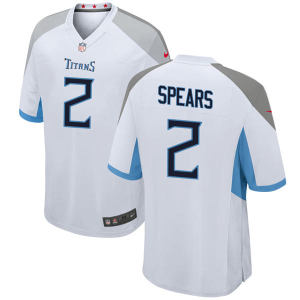 Mens Tennessee Titans #2 Tyjae Spears Nike White Vapor F.U.S.E. Limited Jersey