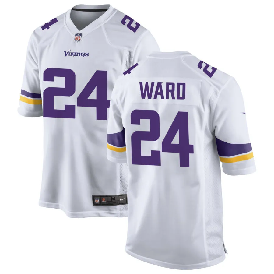 Men's Minnesota Vikings #24 Jay Ward Nike White Vapor Untouchable Limited Palyer Jersey