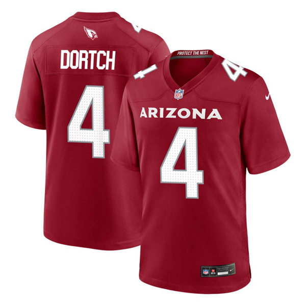 Mens Arizona Cardinals #4 Greg Dortch Nike 2023 Cardinal Vapor Limited Player Jersey