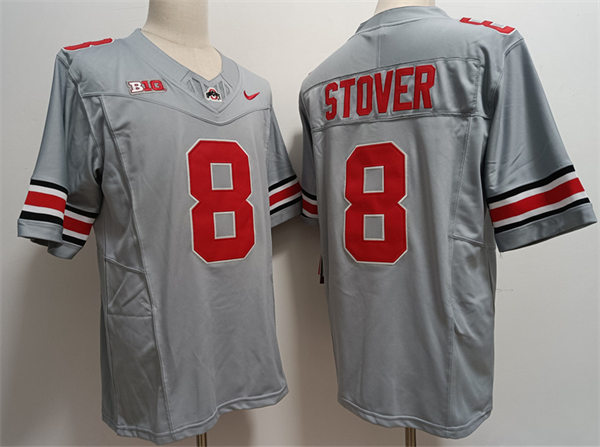 Mens Ohio State Buckeyes #8 Cade Stover 2023 Alternate Gary F.U.S.E.Limited Football Jersey