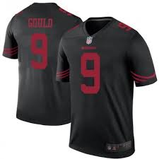 Men's San Francisco 49ers #9 Robbie Gould Black Alternate Stitched NFL Nike Elite Jersey