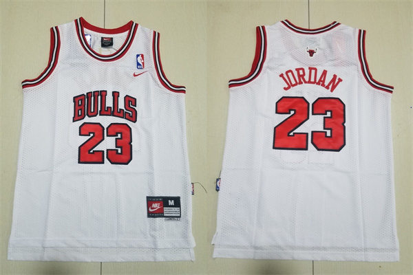 Youth Chicago Bulls #23 Michael Jordan Stitched Nike White Basketball Jersey