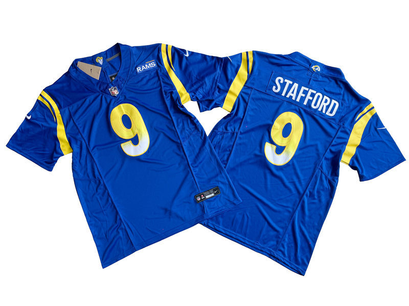 Men's Los Angeles Rams #9 Matthew Stafford Nike Royal Vapor F.U.S.E. Limited Jersey