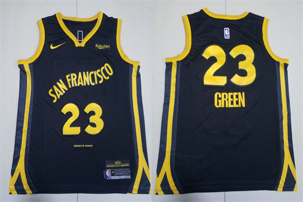 Mens Golden State Warriors #23 Draymond Green 2023-24 Black City Edition Player Jersey