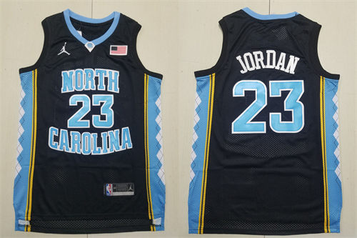 Men's North Carolina Tar Heels #23 Michael Jordan 2016 ACC Black College Baseketball Jersey