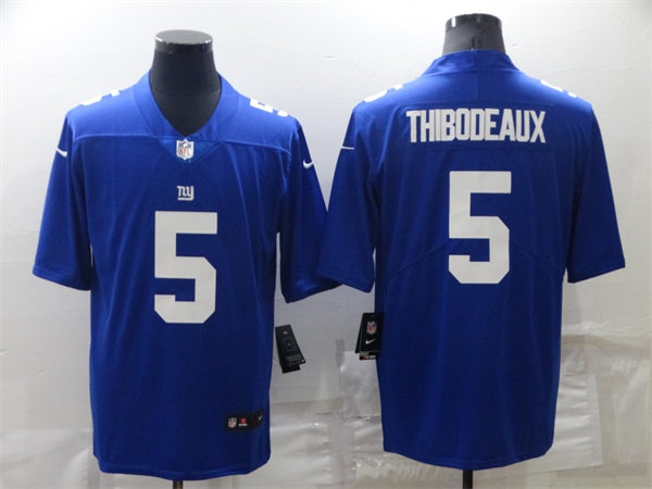 Men's New York Giants #5 Kayvon Thibodeaux Nike Royal Team Color Vapor Untouchable Limited Jersey