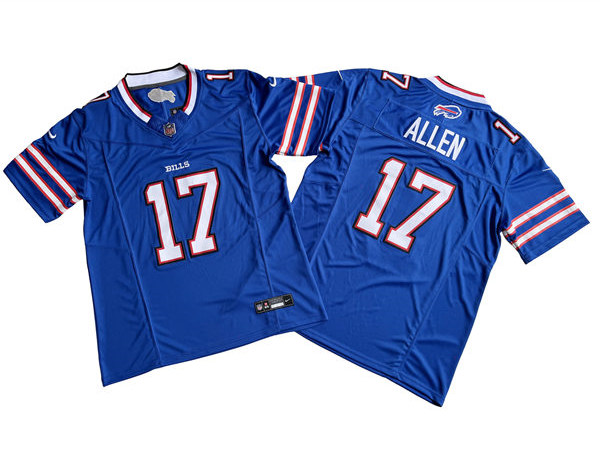 Men's Buffalo Bills #17 Josh Allen Nike Royal 2023 Vapor F.U.S.E. Limited Jersey