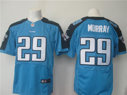 Men's Tennessee Titans #29 DeMarco Murray Light Blue Team Color NFL Nike Elite Jersey