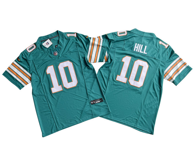 Mens Miami Dolphins #10 Tyreek Hill Nike Aqua Alternate 2023 F.U.S.E. Vapor Limited Jersey