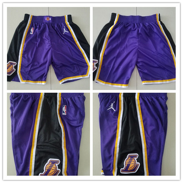 Mens Los Angeles Lakers Purple Jordan Brand Purple 2020-21 Statement Edition Swingman Shorts