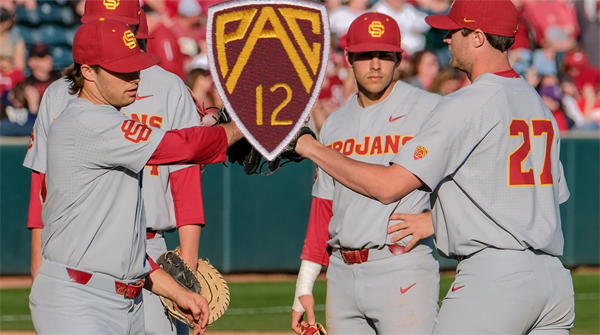 Men's Youth Womens USC Trojans Custom PAC12 Grey Baseball JERSEY
