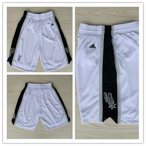 San Antonio Spurs White Shorts