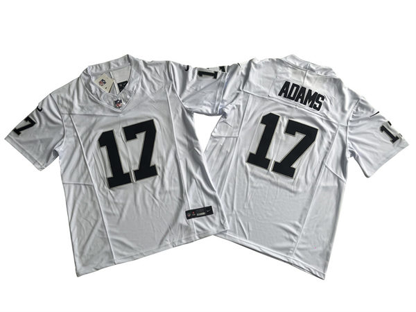 Men's Las Vegas Raiders #17 Davante Adams Nike White 2023 F.U.S.E. Vapor Limited Jersey