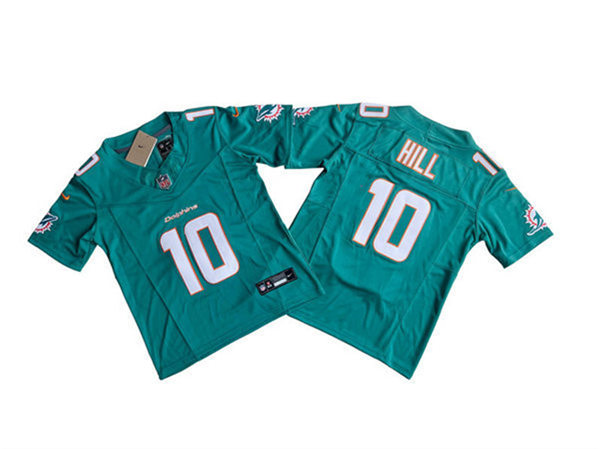 Youth Miami Dolphins #10 Tyreek Hill Nike Aqua F.U.S.E. Limited Jersey