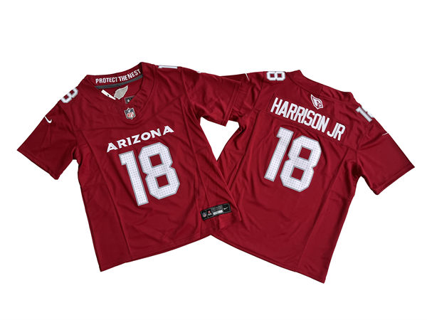 Youth Arizona Cardinals #18 Marvin Harrison Jr. Cardinal  Limited Jersey