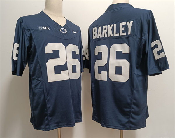Men's Penn State Nittany Lions #26 Saquon Barkley  Nike Navy with Name 2023 F.U.S.E. Limited College Football Jersey