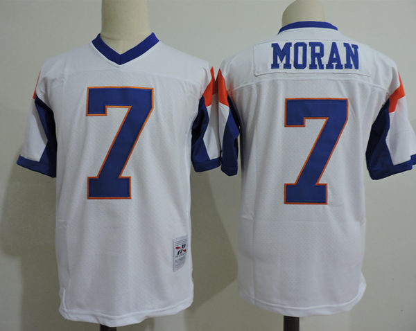 Men's The Blue Mountain State Movie #7 Alex Moran White Football Jersey