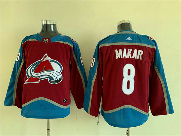 Youth Colorado Avalanche #8 Cale Makar Burgundy Home Jersey