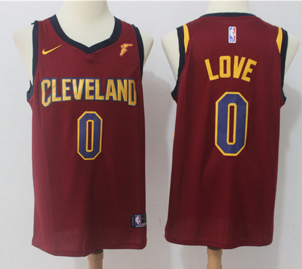 Men's Cleveland Cavaliers #0 Kevin Love Nike Maroon Icon Edition Jersey