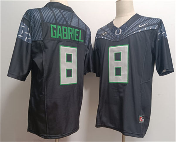 Mens Oregon Ducks #8 Dillon Gabriel Nike F.U.S.E. Limmited 2024 Black GENERATION O FLY ERA Football Game Jersey