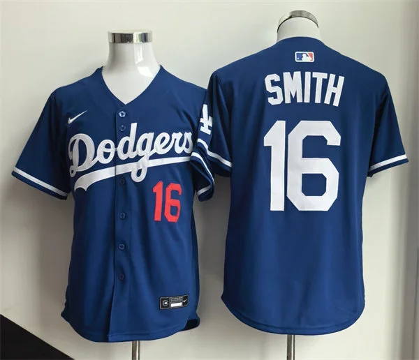 Men's Los Angeles Dodgers #16 Will Smith Nike Royal Limited Jersey