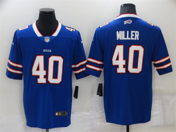 Mens Buffalo Bills #40 Von Miller Nike Royal Vapor Limited Jersey