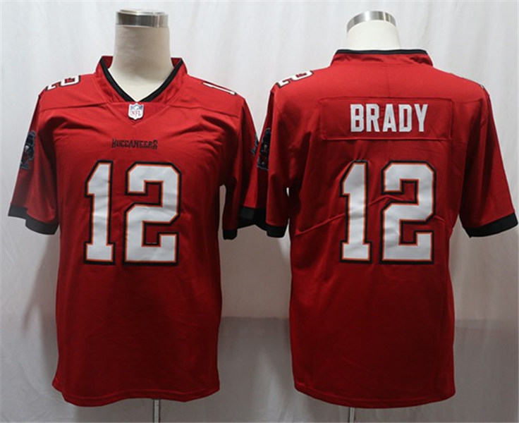 Men's Tampa Bay Buccaneers #12 Tom Brady Nike Red Vapor Limited Jersey