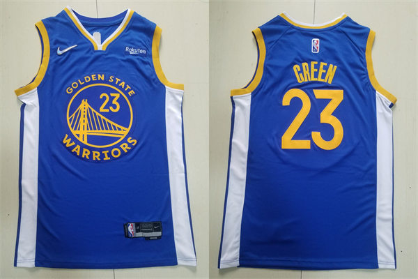 Men's Golden State Warriors #23 Draymond Green  Nike Royal Icon Edition Swingman Jersey