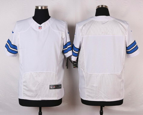 Mens Nike Elite Jersey  Dallas Cowboys Blank White