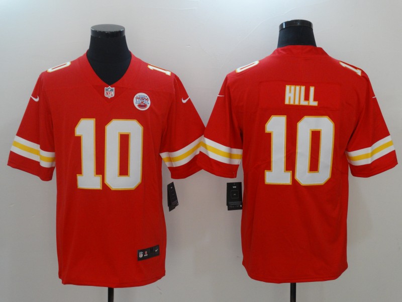 Men's Kansas City Chiefs #10 Tyreek Hill Nike Red Game Player Football Jersey