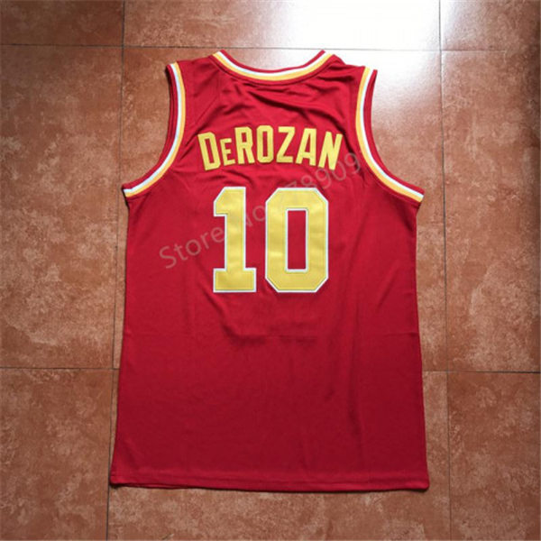 Men's USC Trojans #10 Demar DeRozan Red Stitched Nike NCAA COLLEGE Throwback Basketball JERSEY Men's USC Trojans #10 Demar DeRozan Red Stitched Nike NCAA COLLEGE Throwback Basketball JERSEY