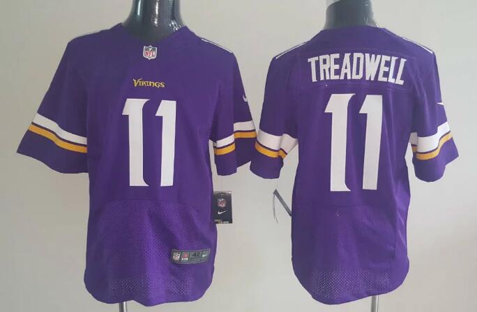 Men's Minnesota Vikings #11 Laquon Treadwell Nike Purple Elite 2016 Draft Pick Jersey