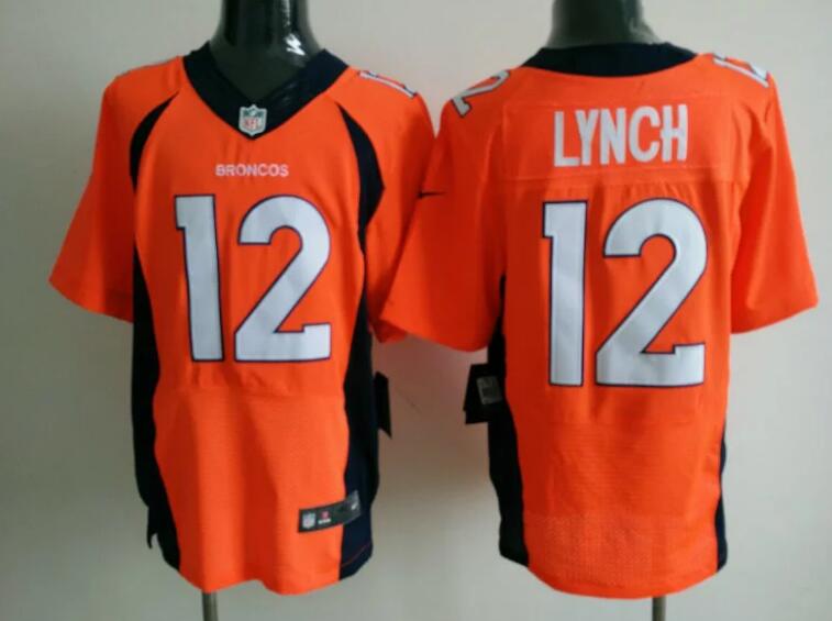 Men's Denver Broncos #12 Paxton Lynch Nike Orange Elite 2016 Draft Pick Jersey