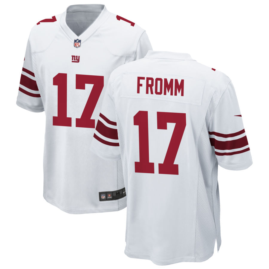Mens New York Giants #17 Jake Fromm Nike White Vapor Untouchable Limited Jersey